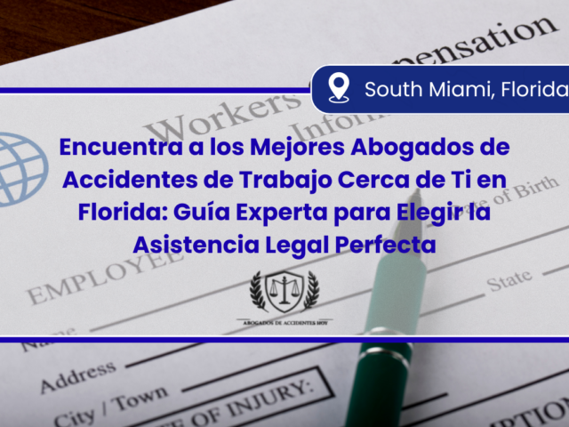 Encuentra a los Mejores Abogados de Accidentes de Trabajo Cerca de Ti en Florida: Guía Experta para Elegir la Asistencia Legal Perfecta