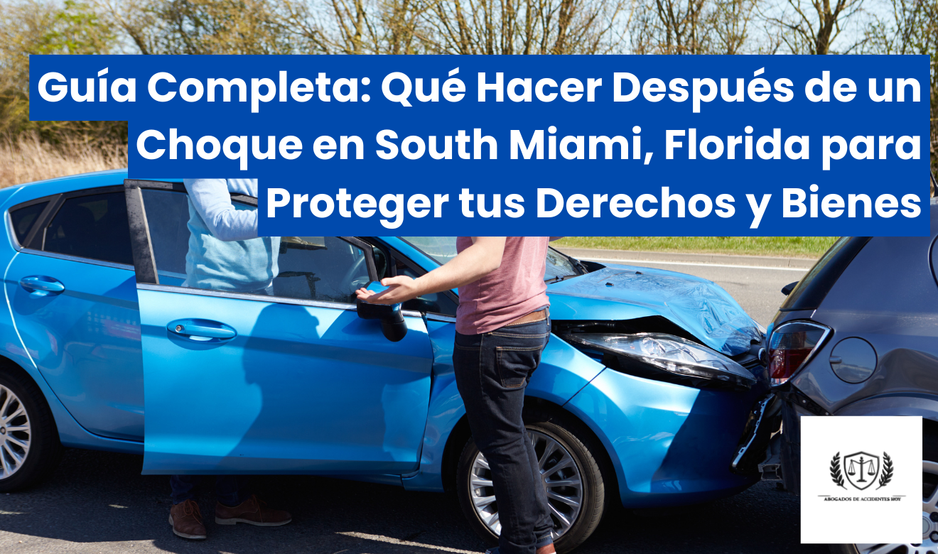 qué hacer después de un choque en South Miami