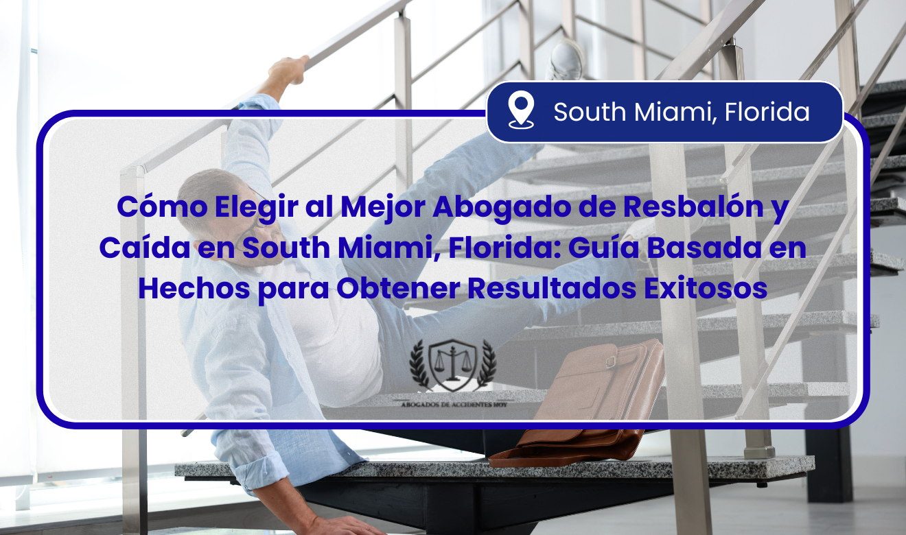 abogado de resbalón y caída en South Miami