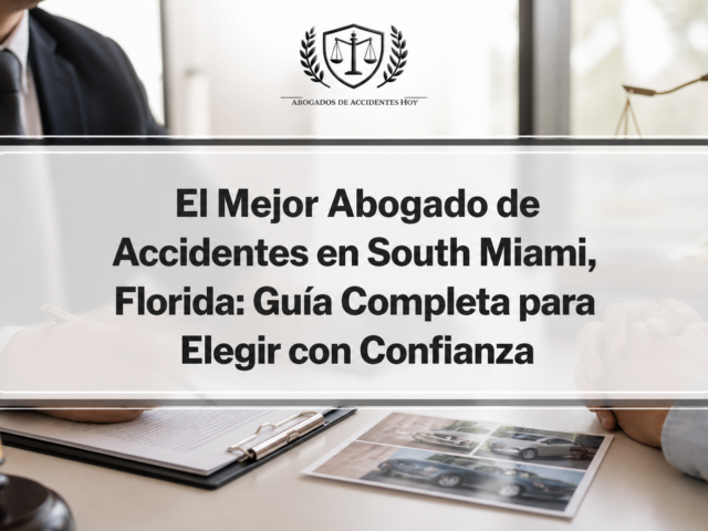 El Mejor Abogado de Accidentes en South Miami, Florida: Guía Completa para Elegir con Confianza